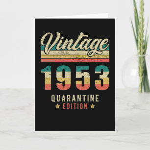 Carte Anniversaire Né en 1953