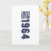 Carte Anniversaire Né En 1964 Edition Limitée (Fleur jaune)