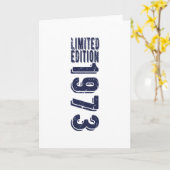 Carte Anniversaire Né En 1973 Edition Limitée (Fleur jaune)