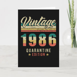 Carte Anniversaire Né En 1986