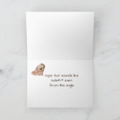 Carte Anniversaire Ne vieillit pas Meilleur Humour (Intérieur)