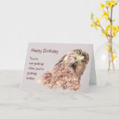 Carte Anniversaire Ne vieillit pas Meilleur Humour (Fleur jaune)