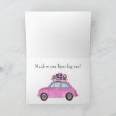 Carte Anniversaire néerlandais Retro Fiat 500 (Intérieur)