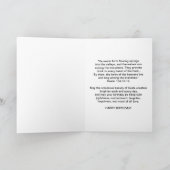 Carte Anniversaire, Nièce, Grande Aiguille (Intérieur)