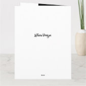 Carte Anniversaire noir et blanc des couples afro-améric (Dos)