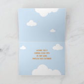 Carte Anniversaire Nom personnalisé, âge Dinosaure perso (Intérieur)