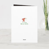 Carte Anniversaire Nom personnalisé avec pizza (Dos)