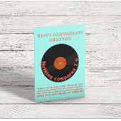 Carte anniversaire "Notre chanson"