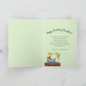 Carte Anniversaire - Notre fille - Souris en Tea Cup Rep (Intérieur)