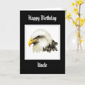 Carte Anniversaire - Oncle Fier militaire (Fleur jaune)