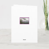 Carte Anniversaire Orchidée (Dos)