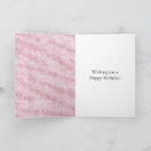 Carte Anniversaire Paillettes Rose Fardé (Intérieur)