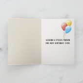 Carte Anniversaire Paintbrush Flower Bund (Intérieur)