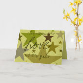 Carte Anniversaire-Papa-Amour ne tombe jamais en panne (Fleur jaune)