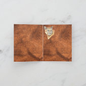 Carte Anniversaire papa Cougar, Puma, animal de lions de (Intérieur)