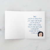 Carte Anniversaire Papa (fille) (Intérieur)