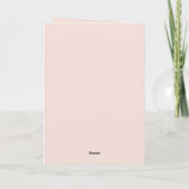 Carte Anniversaire Papillon Blanc Rose (Dos)