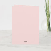 Carte Anniversaire Papillon Rose (Dos)