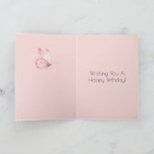 Carte Anniversaire Papillon Rose (Intérieur)