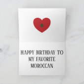 Carte Anniversaire patriotique du Maroc (Intérieur)