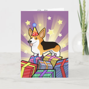 Carte Anniversaire Pembroke Welsh Corgi