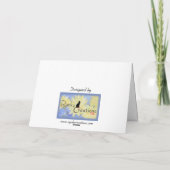 Carte Anniversaire Pensez à vous cascade (Dos)