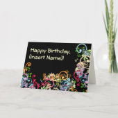 Carte Anniversaire personnalisable (Devant)