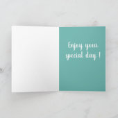 Carte Anniversaire personnalisable de Great Dane (Intérieur)