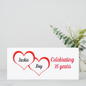 Carte Anniversaire personnalisé (Debout devant)