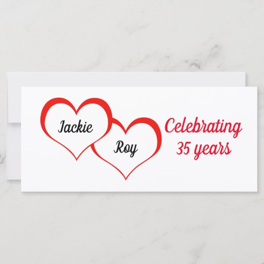 Carte Anniversaire personnalisé (Devant)