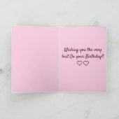 Carte Anniversaire personnalisé (Intérieur)