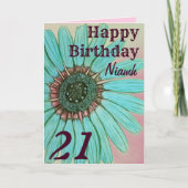 Carte Anniversaire personnalisé (Devant)