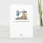 Carte Anniversaire personnalisé | Caméra Vintage (Dos)