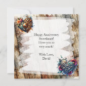 Carte Anniversaire personnalisé du cool Steampunk (Dos)