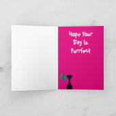 Carte Anniversaire personnalisé Mi-Siècle-Moderne de (Intérieur)