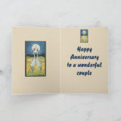 Carte Anniversaire Personnalisée Lune de Grues Rom (Intérieur)