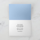 Carte Anniversaire Petit-Fils Baseball Ours & CKCS (Intérieur)