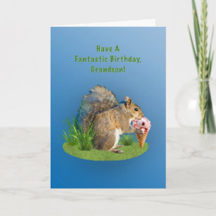 Cadeaux Joyeux Anniversaire Ecureuil Zazzle Be