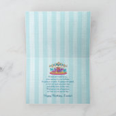 Carte Anniversaire - Petite-fille - Carousel - (Intérieur)