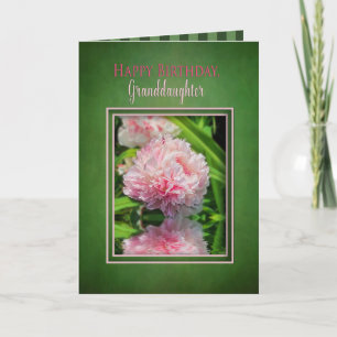 Carte Anniversaire, Petite-fille, Peines roses/réflexion
