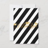 Carte Anniversaire Photo Gold Heart Pour Femme (Dos)