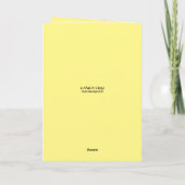 Carte Anniversaire Pizza Party Personnalisée Chat (Dos)