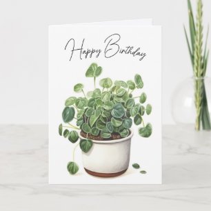 Carte Anniversaire Plante Succulent en Pot