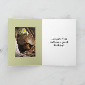 Carte Anniversaire plus ancien croissant (Intérieur)