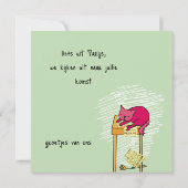 carte anniversaire pois (Dos)