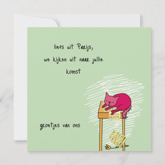 carte anniversaire pois (Dos)