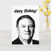 Carte Anniversaire politique (Fleur jaune)