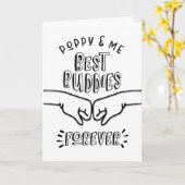 Carte Anniversaire - Poppy & Me, Best Buddies Forever (Fleur jaune)