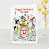 Carte anniversaire pour 13 ans (Fleur jaune)