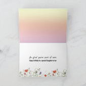 Carte Anniversaire Pour Belle-Fille Avec Frontière Flora (Intérieur)
